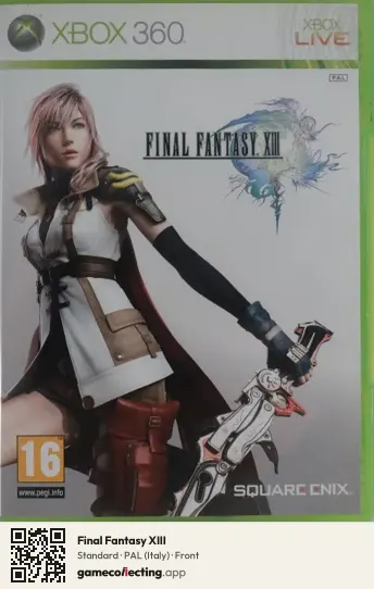 Final Fantasy XIII Xbox 360, Italy box front