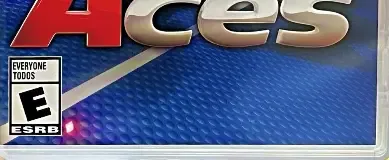 Mario Tennis Aces, the ESRB box on its front