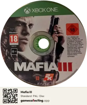 Mafia III Xbox One, PAL disc