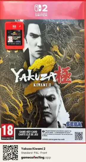 Yakuza Kiwami 2 Nintendo Switch 2, PAL box front