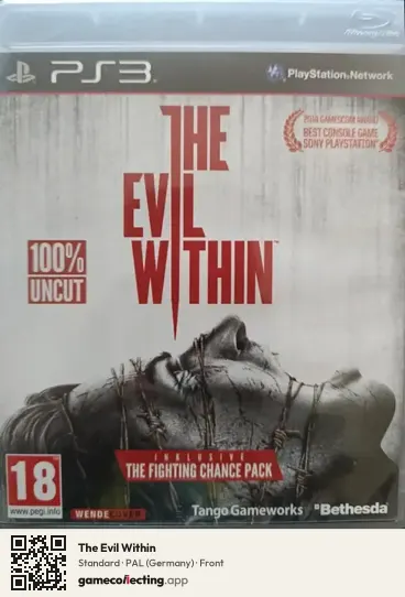 The Evil Within PlayStation 3, Germany box front