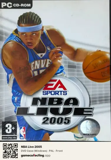 NBA Live 2005 Computer, PAL box front