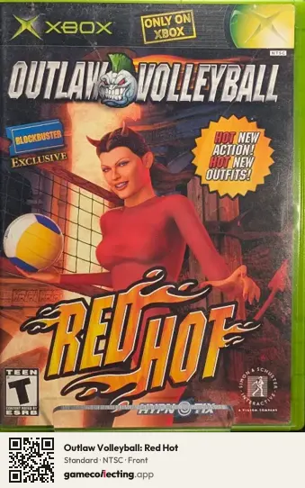 Outlaw Volleyball: Red Hot Xbox, NTSC box front