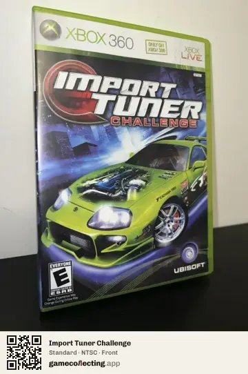 Import Tuner Challenge Xbox 360, NTSC box front