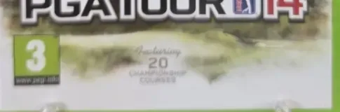 Tiger Woods PGA Tour 14, the USK square on its front