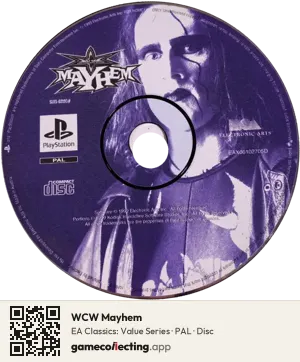 WCW Mayhem PlayStation, PAL disc