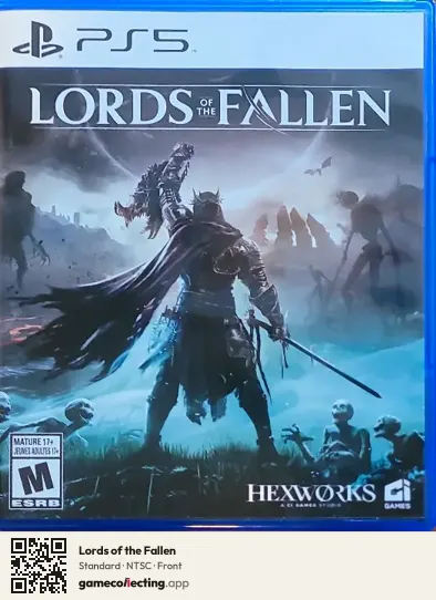 Lords of the Fallen PlayStation 5, NTSC box front