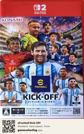 eFootball Kick-Off! Nintendo Switch 2, Asia box front