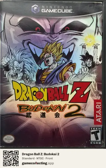 Dragon Ball Z: Budokai 2 Nintendo GameCube, NTSC box front