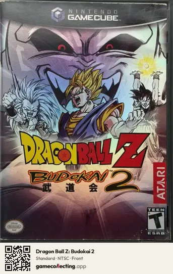 Dragon Ball Z: Budokai 2 Nintendo GameCube, NTSC box front