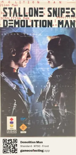 Demolition Man 3DO Interactive Multiplayer, NTSC box front
