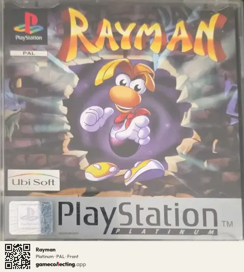 Rayman PlayStation, PAL box front