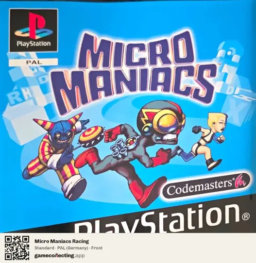 Micro Maniacs Racing PlayStation, Germany box front