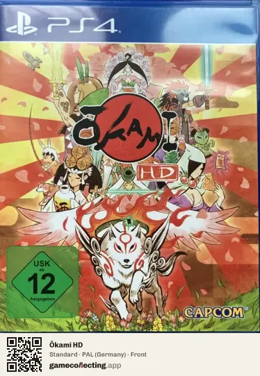 Ōkami HD PlayStation 4, Germany box front