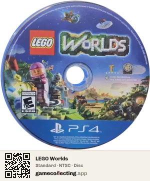 LEGO Worlds PlayStation 4, NTSC disc