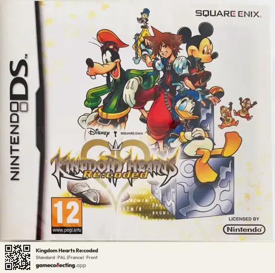 Kingdom Hearts Re:coded Nintendo DS, France box front