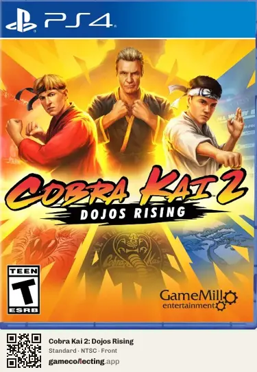 Cobra Kai 2: Dojos Rising PlayStation 4, NTSC box front