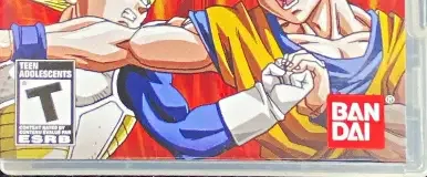 Dragon Ball Z: Tenkaichi Tag Team, the ESRB box on its front