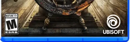 Skull and Bones, the ESRB box on its front
