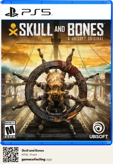 Skull and Bones PlayStation 5, NTSC box front