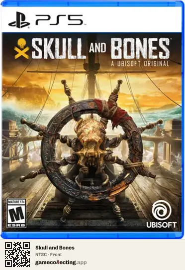 Skull and Bones PlayStation 5, NTSC box front