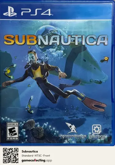 Subnautica PlayStation 4, NTSC box front