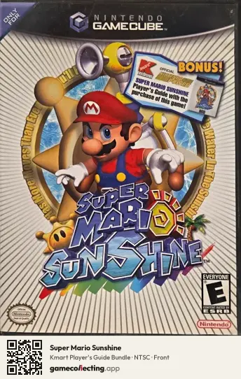 Super Mario Sunshine Nintendo GameCube, NTSC box front