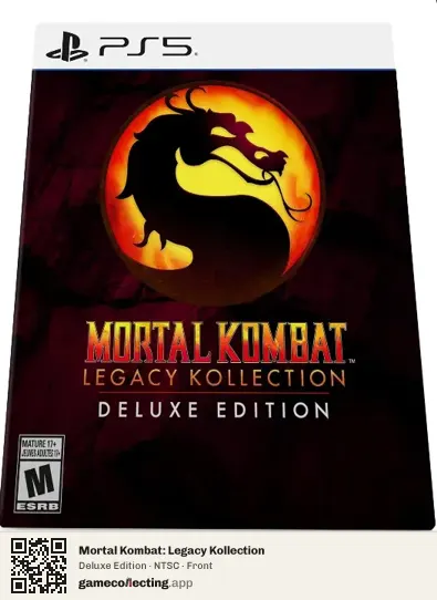 Mortal Kombat: Legacy Kollection PlayStation 5, NTSC box front