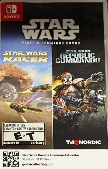 Star Wars Racer & Commando Combo Nintendo Switch, NTSC box front
