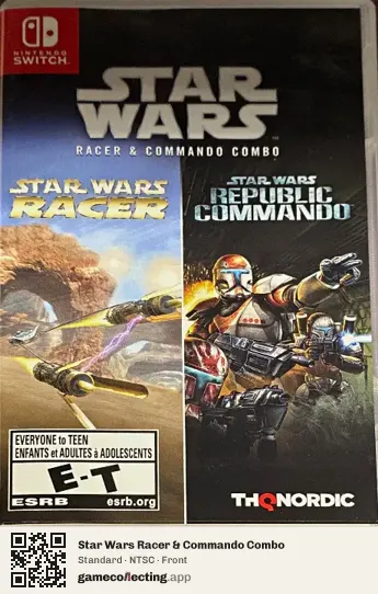 Star Wars Racer & Commando Combo Nintendo Switch, NTSC box front