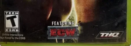 WWE SmackDown vs. Raw 2009, the ESRB box on its front