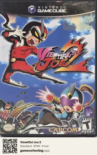 Viewtiful Joe 2 Nintendo GameCube, NTSC box front