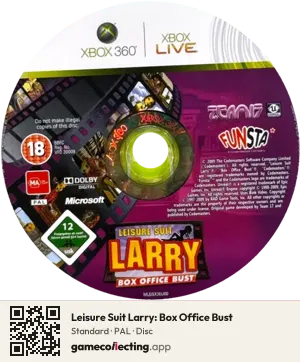 Leisure Suit Larry: Box Office Bust Xbox 360, PAL disc