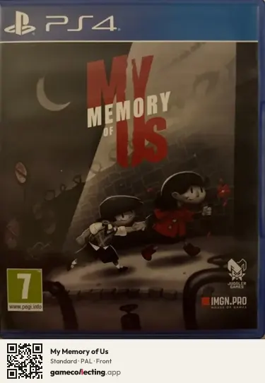 My Memory of Us PlayStation 4, PAL box front