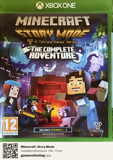 Minecraft: Story Mode Xbox One, PAL box front