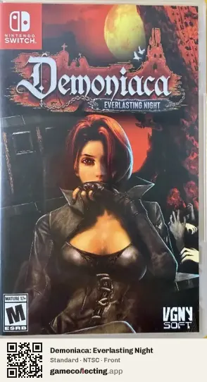 Demoniaca: Everlasting Night Nintendo Switch, NTSC box front
