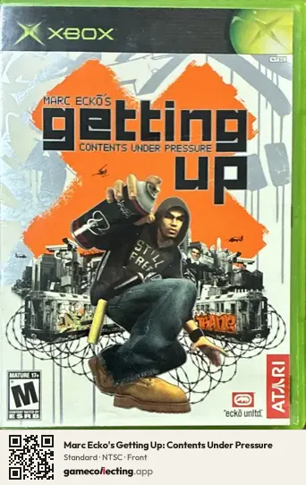 Marc Ecko's Getting Up: Contents Under Pressure Xbox, NTSC box front