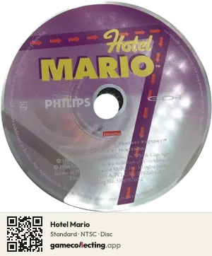 Hotel Mario Philips CD-i, NTSC disc