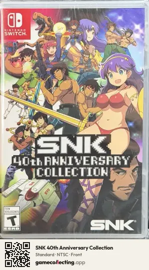 SNK 40th Anniversary Collection Nintendo Switch, NTSC box front