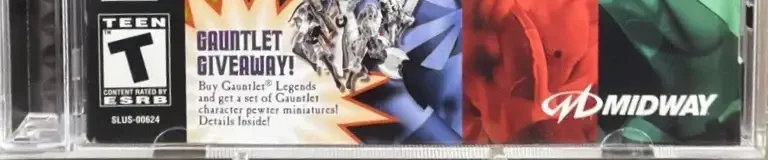 Gauntlet Legends, the ESRB box on its front