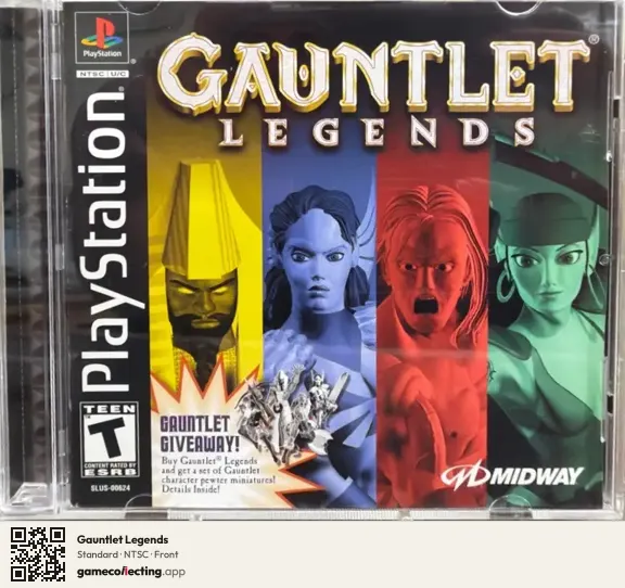Gauntlet Legends PlayStation, NTSC box front