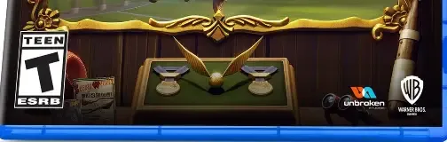 Harry Potter: Quidditch Champions, the ESRB box on its front