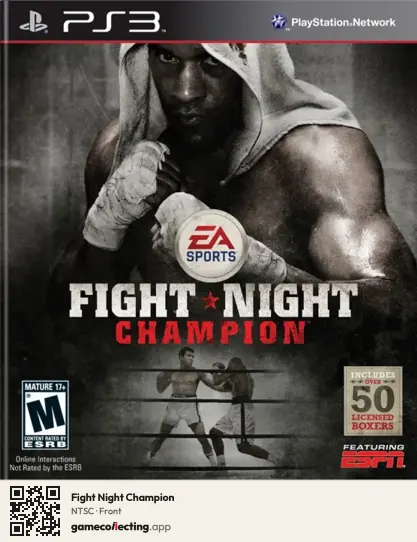 Fight Night Champion PlayStation 3, NTSC box front