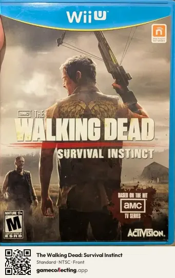 The Walking Dead: Survival Instinct Nintendo Wii U, NTSC box front