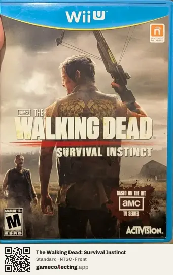 The Walking Dead: Survival Instinct Nintendo Wii U, NTSC box front