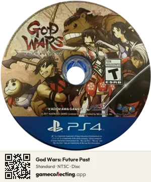 God Wars: Future Past PlayStation 4, NTSC disc