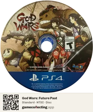 God Wars: Future Past PlayStation 4, NTSC disc
