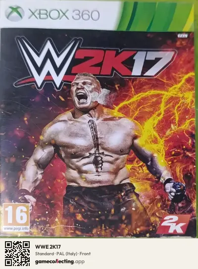 WWE 2K17 Xbox 360, Italy box front