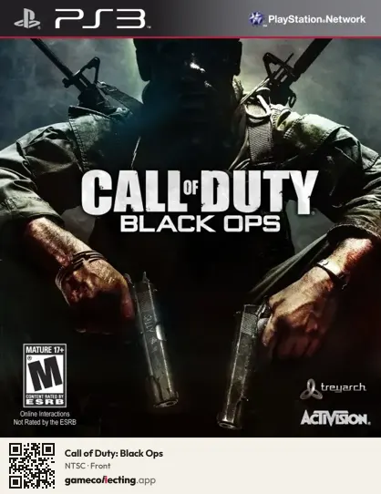 Call of Duty: Black Ops PlayStation 3, NTSC box front