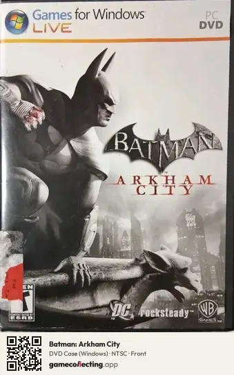 Batman: Arkham City Computer, NTSC box front